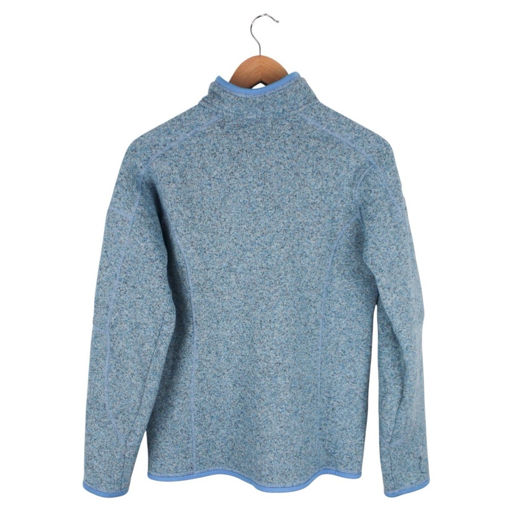 Patagonia Better Sweater 1/4 Zip Fleece Pullover Blue Women's Large Lake Tahoe - Picture 5 of 5